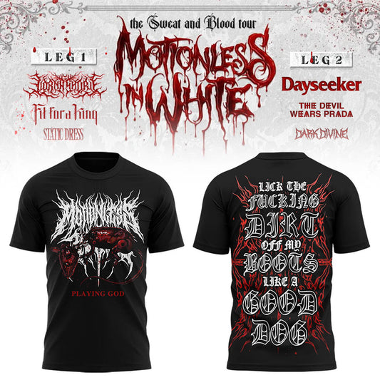 Limited Edition The Sweat & Blood Tour 2026 Tshirt 9