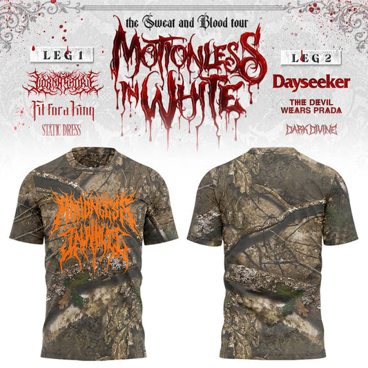 Limited Edition The Sweat & Blood Tour 2026 Tshirt 5