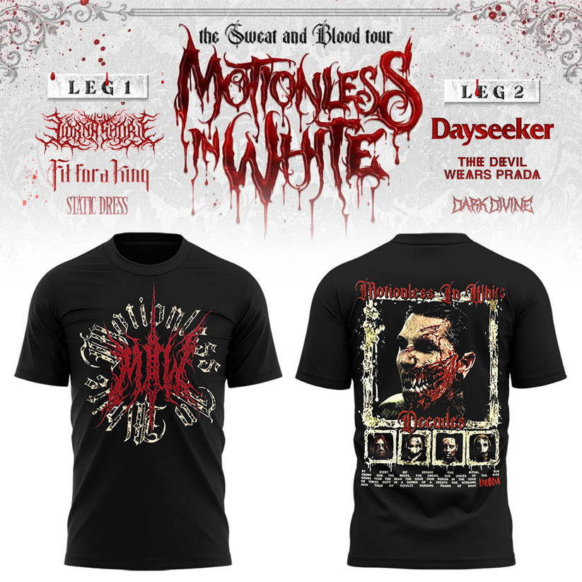 Limited Edition The Sweat & Blood Tour 2026 Tshirt 11