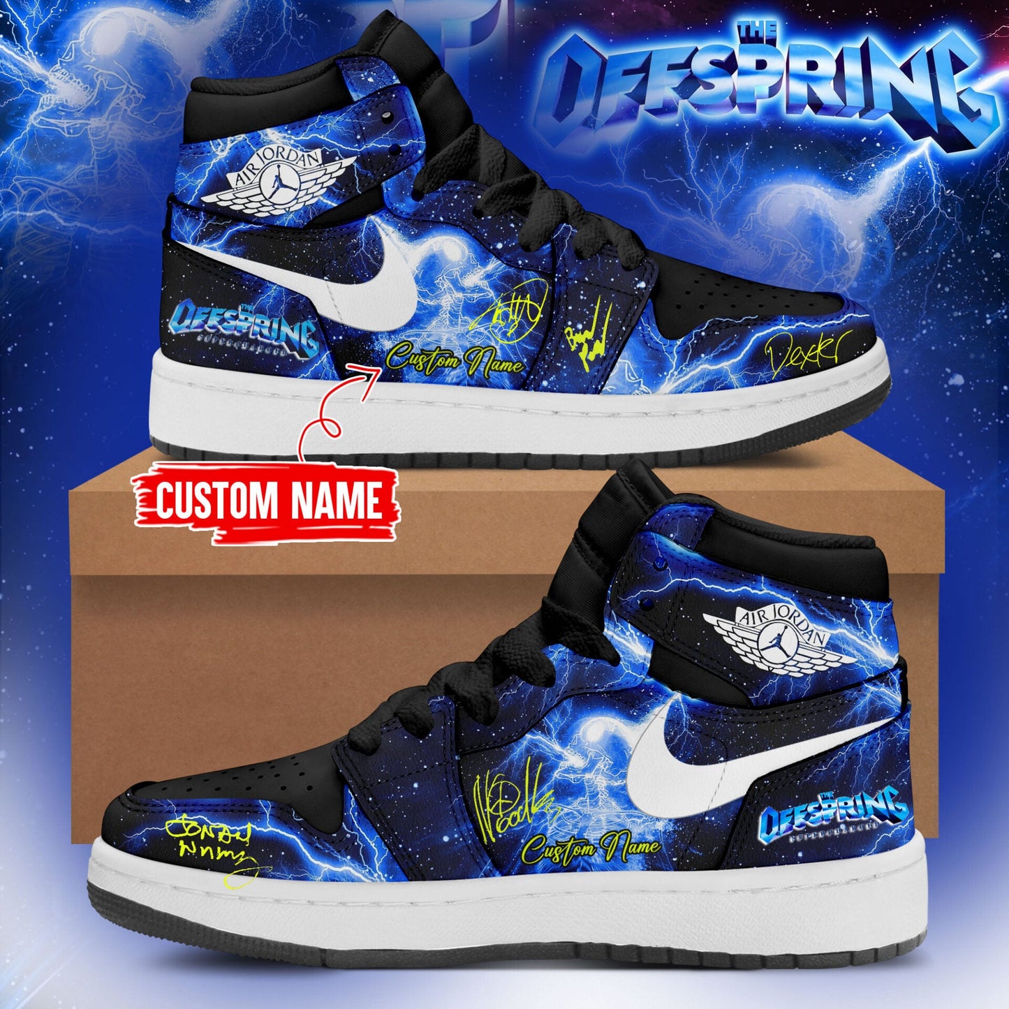 Limited Edition “SUPERCHARGED Worldwide in ’26” Tour Custom Name Shoes