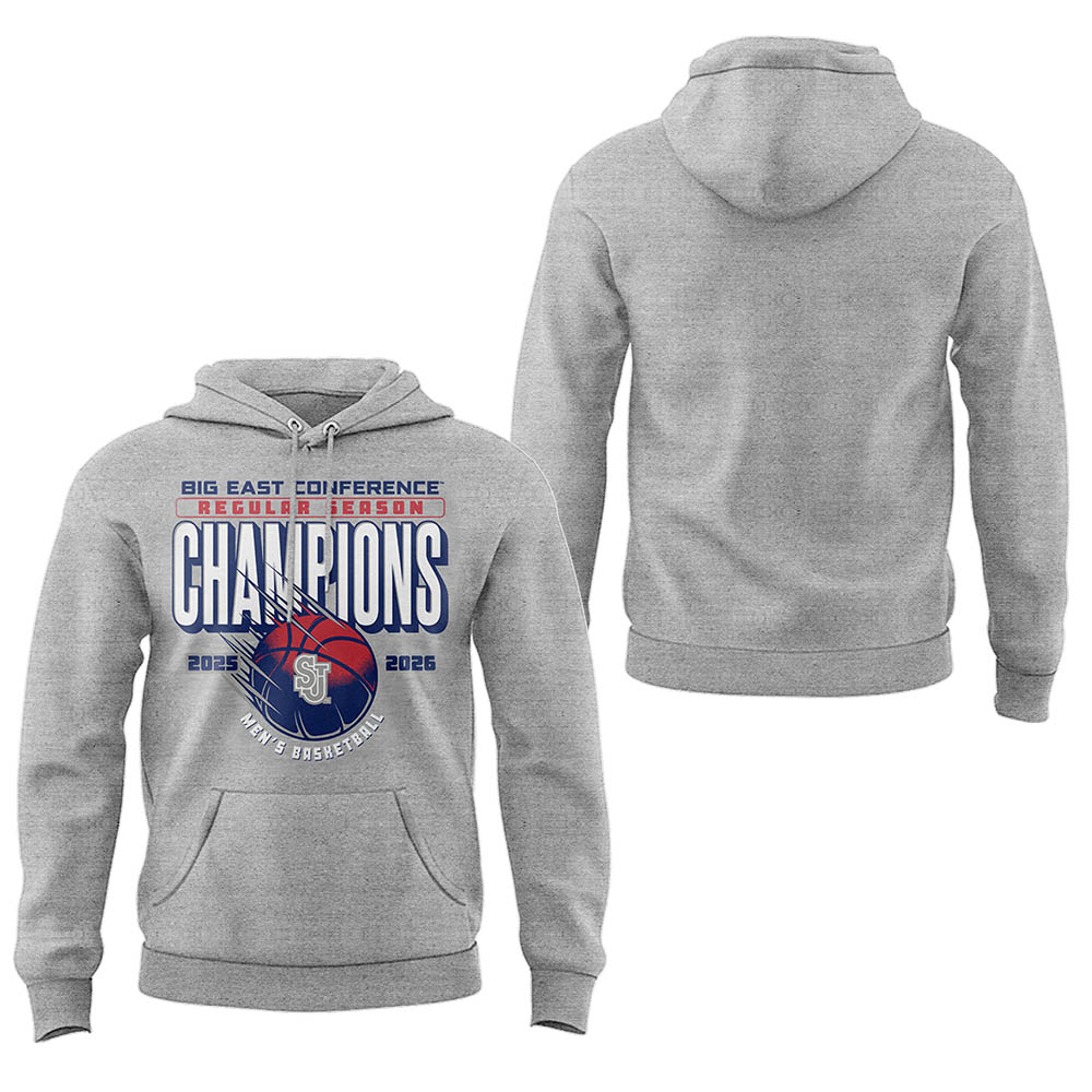 Limited St. John’s Men’s Basketball Back to Back BIG EAST Regular Season Champions Hoodie