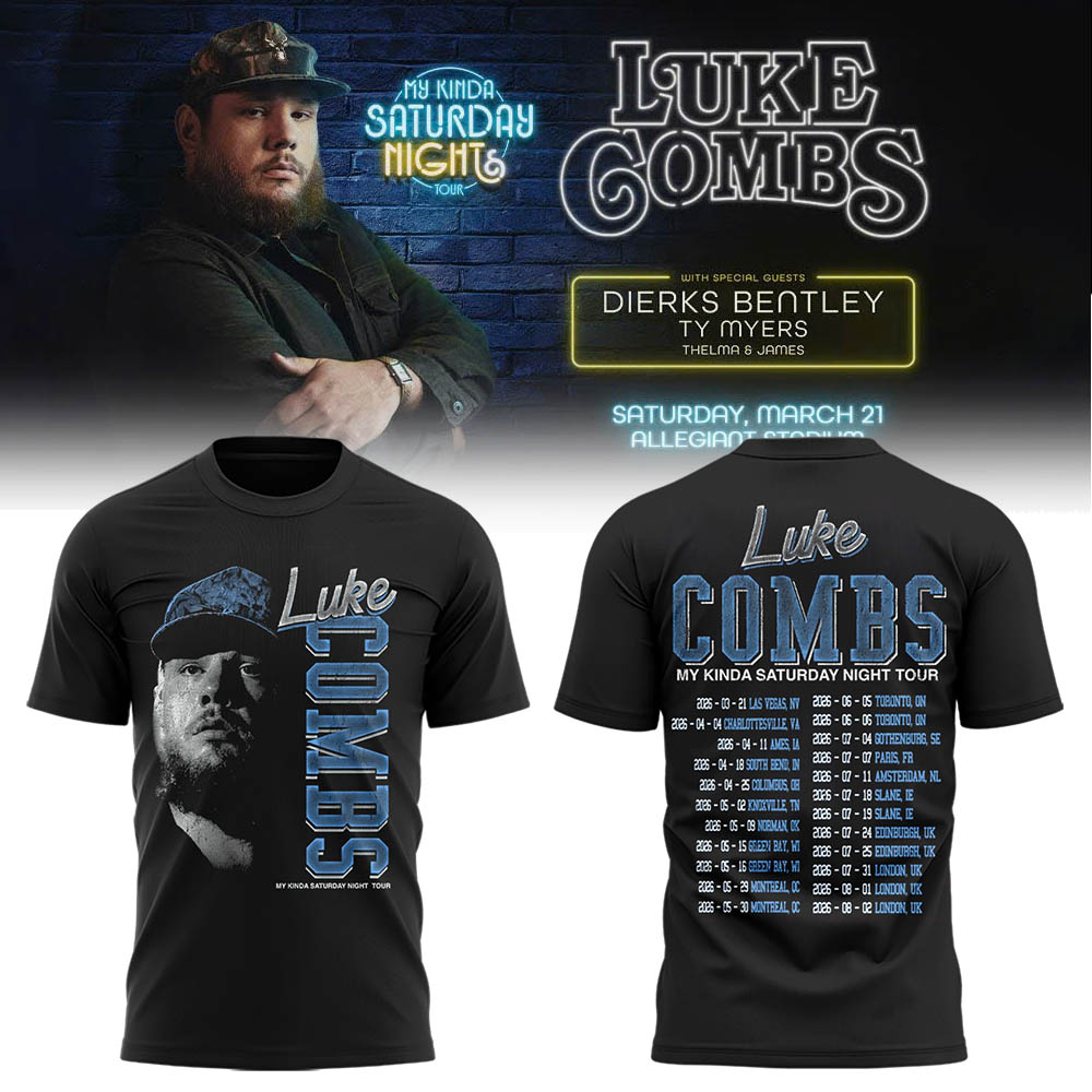 Limited Edition “My Kinda Saturday Night Tour” at Montréal Tshirt