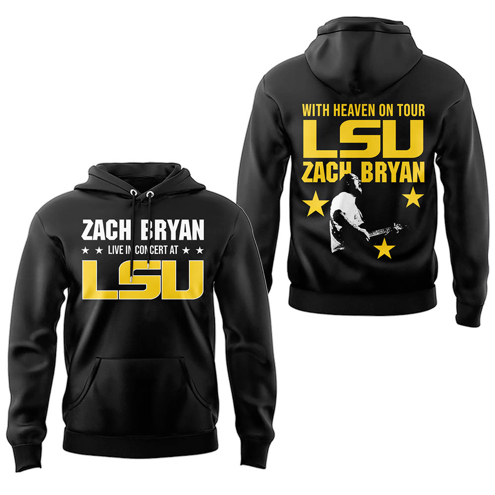 Limited Zach “With Heaven On Tour 2026.” at LSU Hoodie-LL260328006