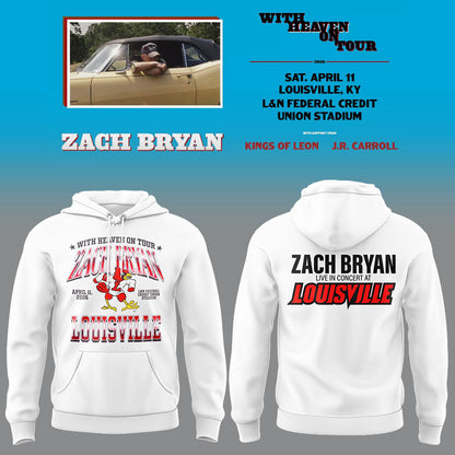 Limited Zach “With Heaven On Tour 2026.” at Louisville Hoodie-LL260410023