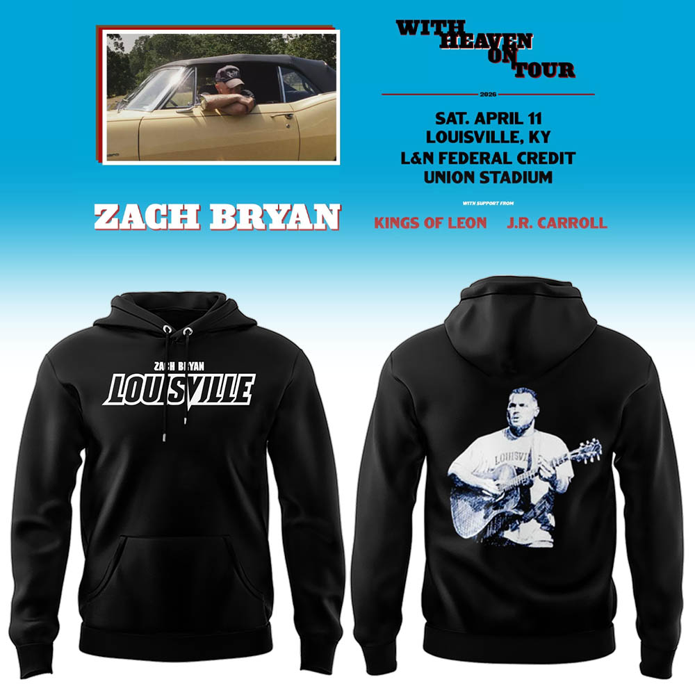 Limited Zach “With Heaven On Tour 2026.” at Louisville Hoodie-LL260410025
