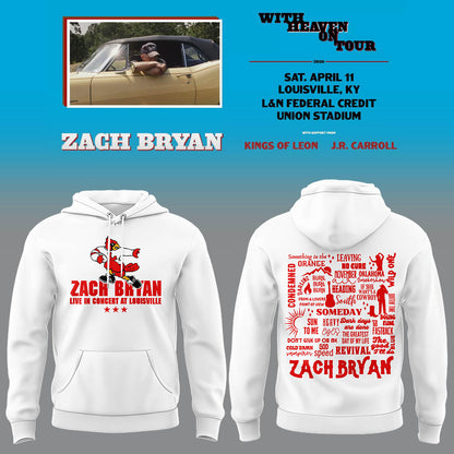 Limited Zach “With Heaven On Tour 2026.” at Louisville Hoodie-LL260410043