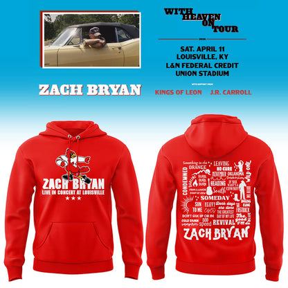 Limited Zach “With Heaven On Tour 2026.” at Louisville Hoodie-LL260410043