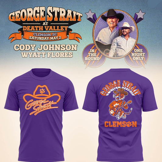 G.Strait 2026 “One-Night Only” Concert at Clemson Memorial Stadium 🤠🎸🐾Shirt