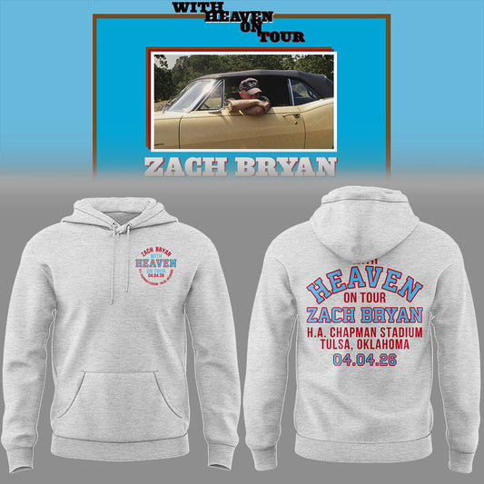 Limited Zach “With Heaven On Tour 2026.” at H.A. Chapman Stadium Hoodie-LL260504004