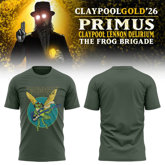 Limited Edition Claypool Gold Tour 2026 TShirt