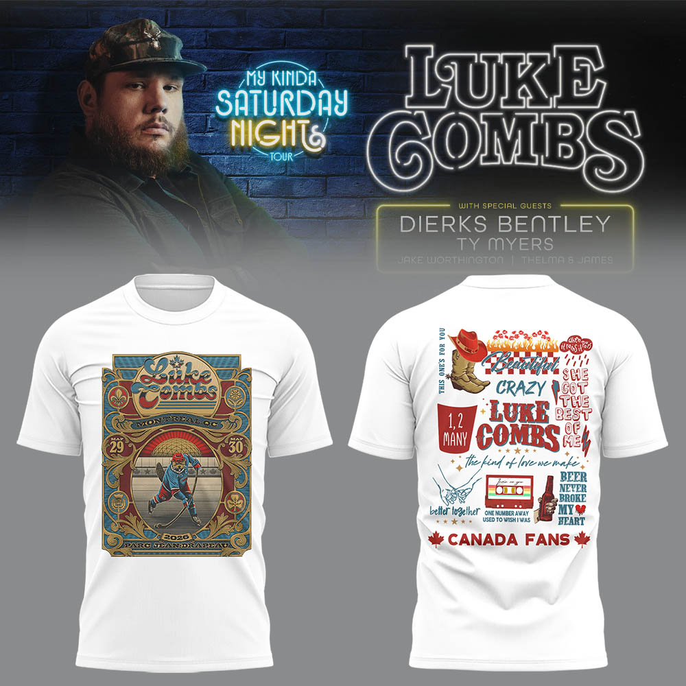 Limited Edition “My Kinda Saturday Night Tour” at Montréal Tshirt
