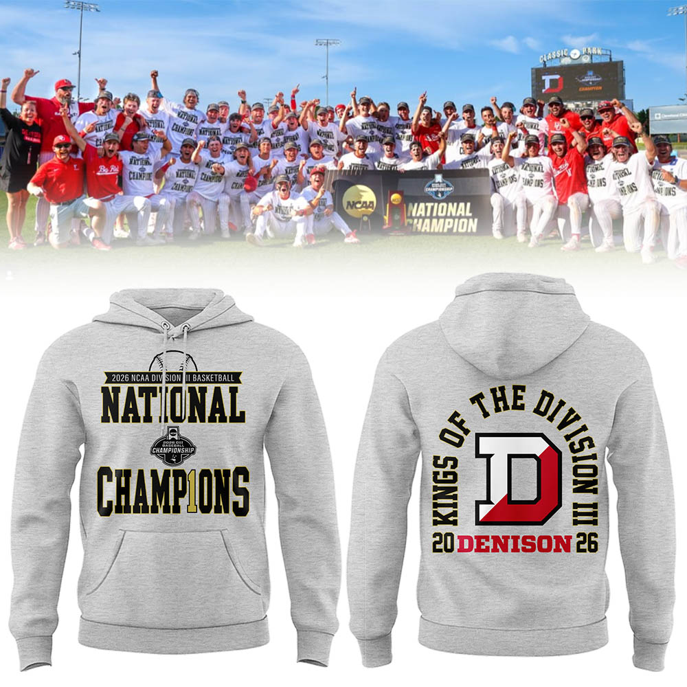 Big Red 2026 Division III Baseball National Champions ⚾🏆 Hoodie