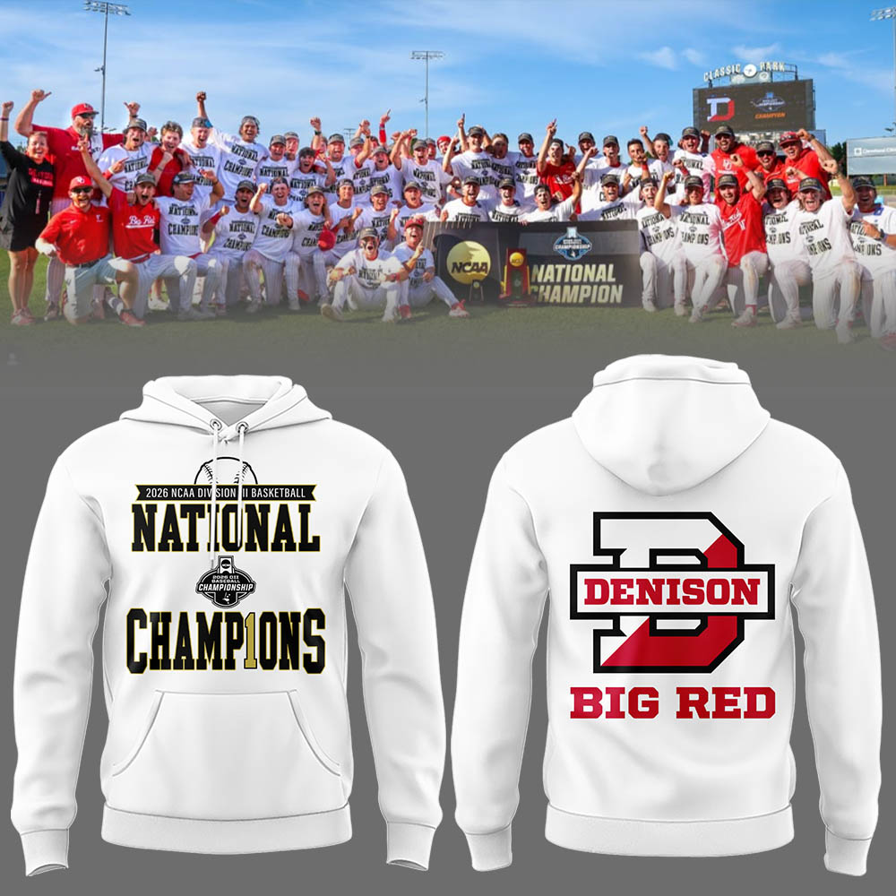 Big Red 2026 Division III Baseball National Champions ⚾🏆 Hoodie
