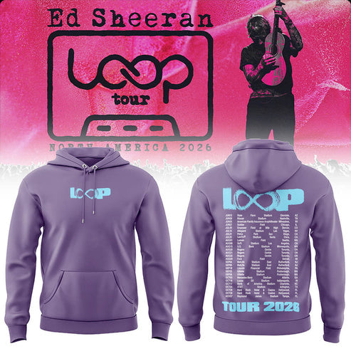 Ed Sheeran “North American Loop Tour 2026” Hoodie 12