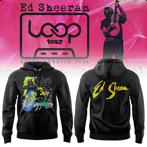 Ed Sheeran “North American Loop Tour 2026” Hoodie 13