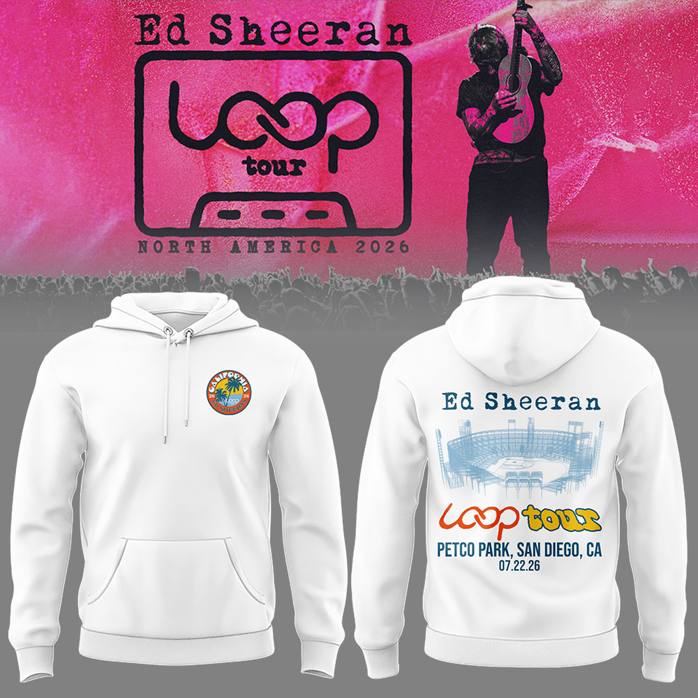 Ed Sheeran “North American Loop Tour 2026” Hoodie 2