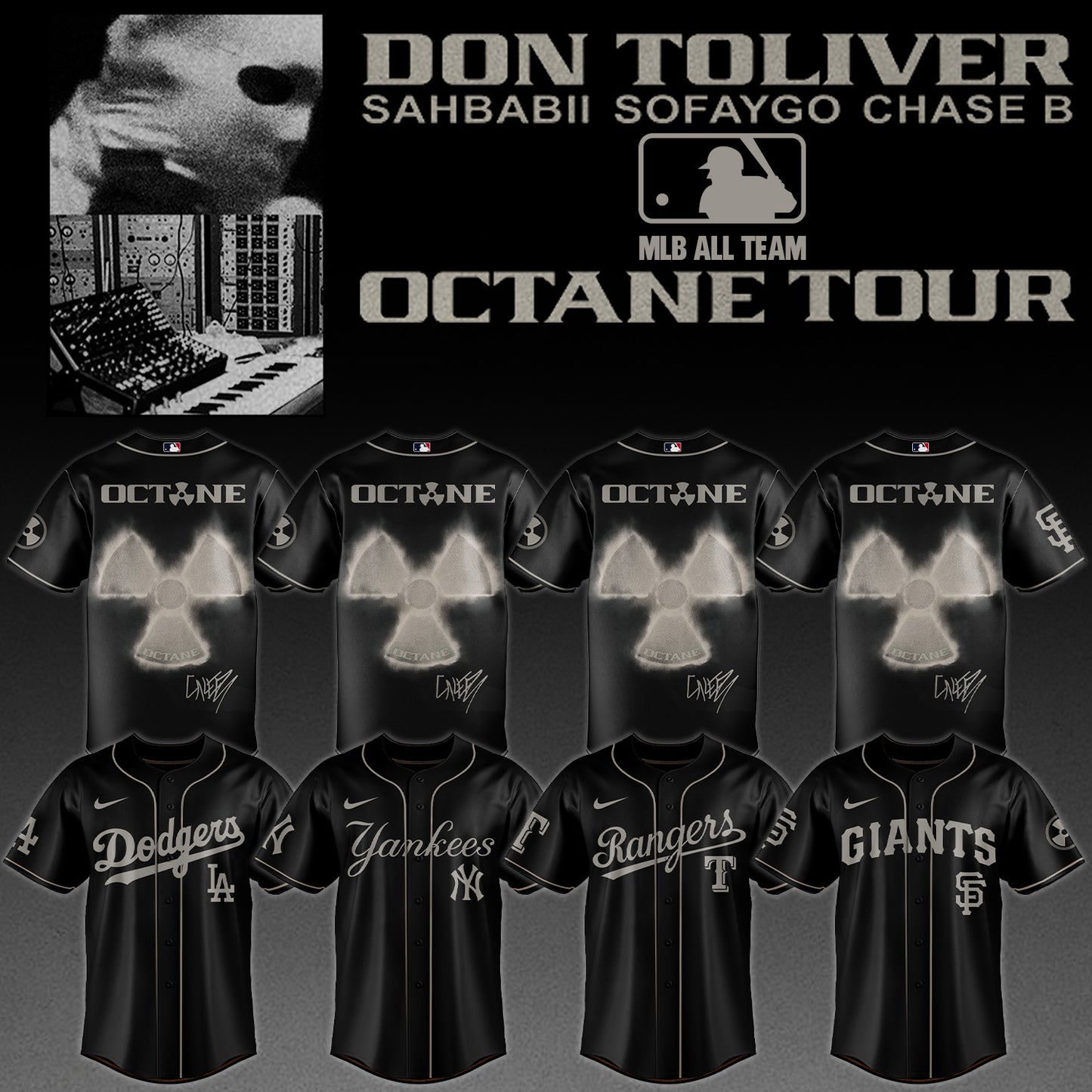 ..MLB ALL TEAMS x Don Toliver Octane Tour Jersey