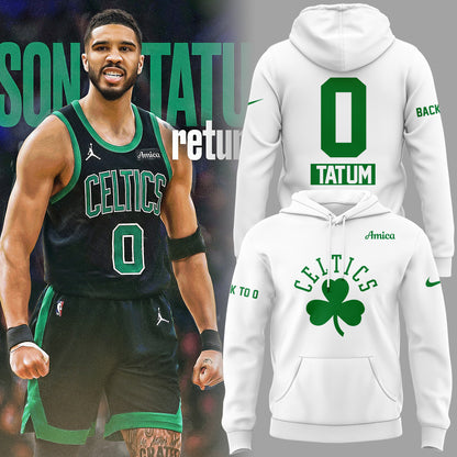 Limited Edition Jayson Tatum Back To 0 Hoodie