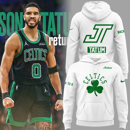 Limited Edition Jayson Tatum Back To 0 Hoodie
