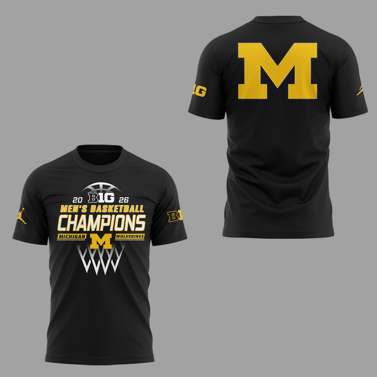 Limited Edition Michigan B10 MBB Champions Shirt-ND03092607