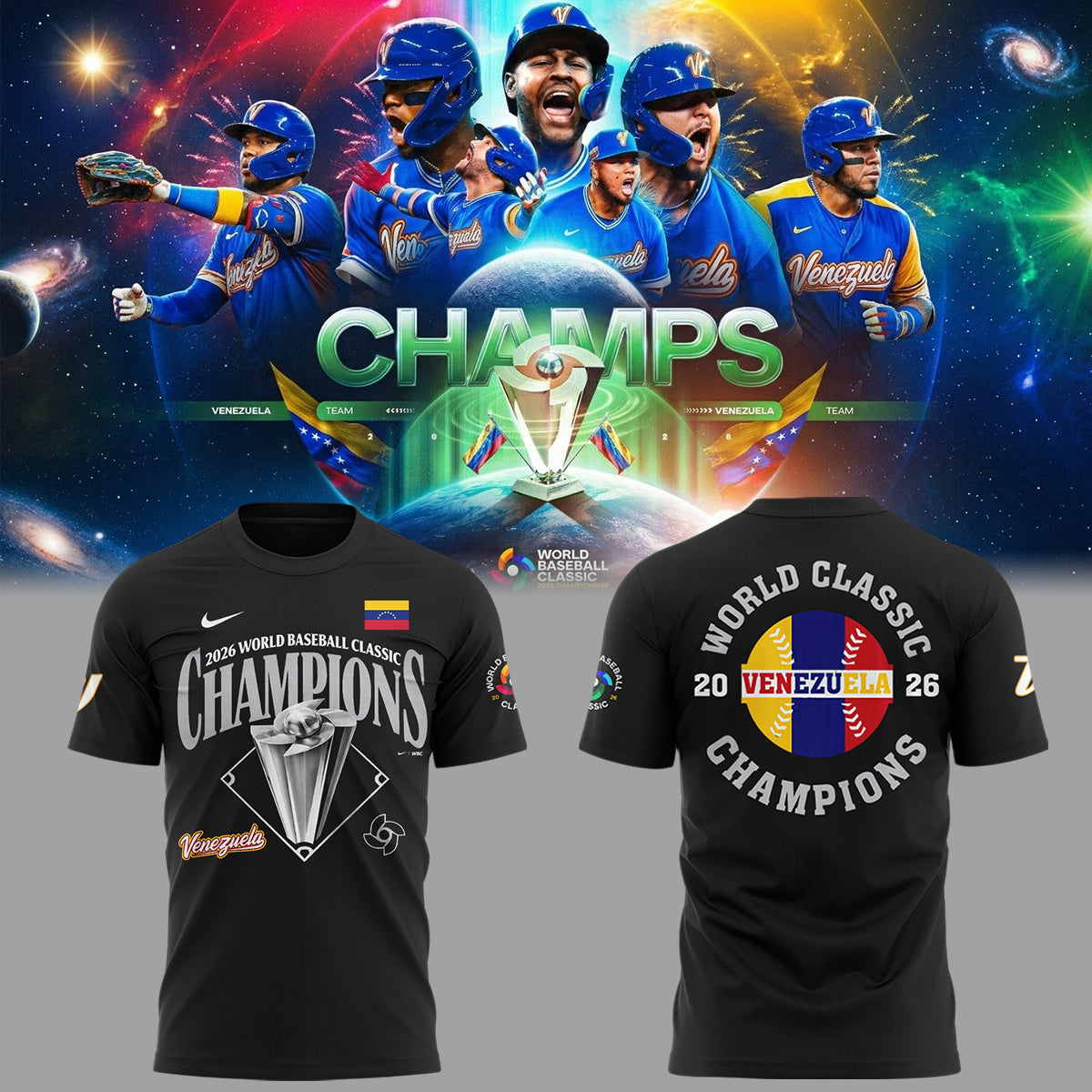 Limited Edition World Baseball Classic Champions 🏆⚾ T-Shirt