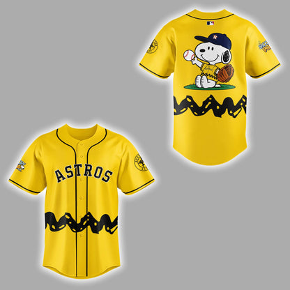 Astros x Peanuts Night ⚾🐶 Jersey