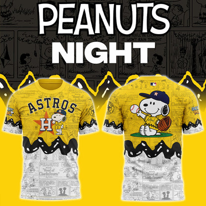 Astros x Peanuts Night ⚾🐶 T-Shirt
