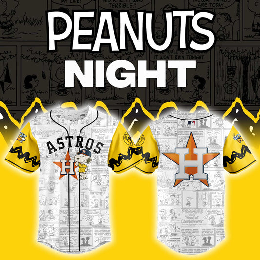 Astros x Peanuts Night ⚾🐶 Jersey
