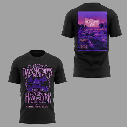 Dave Matthews Band - Limited Edition Summer Tour 2026 At Gilford T-shirt 2
