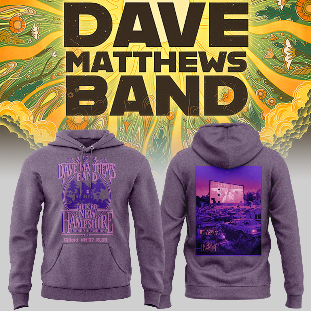 Dave Matthews Band - Limited Edition Summer Tour 2026 At Gilford Hoodie