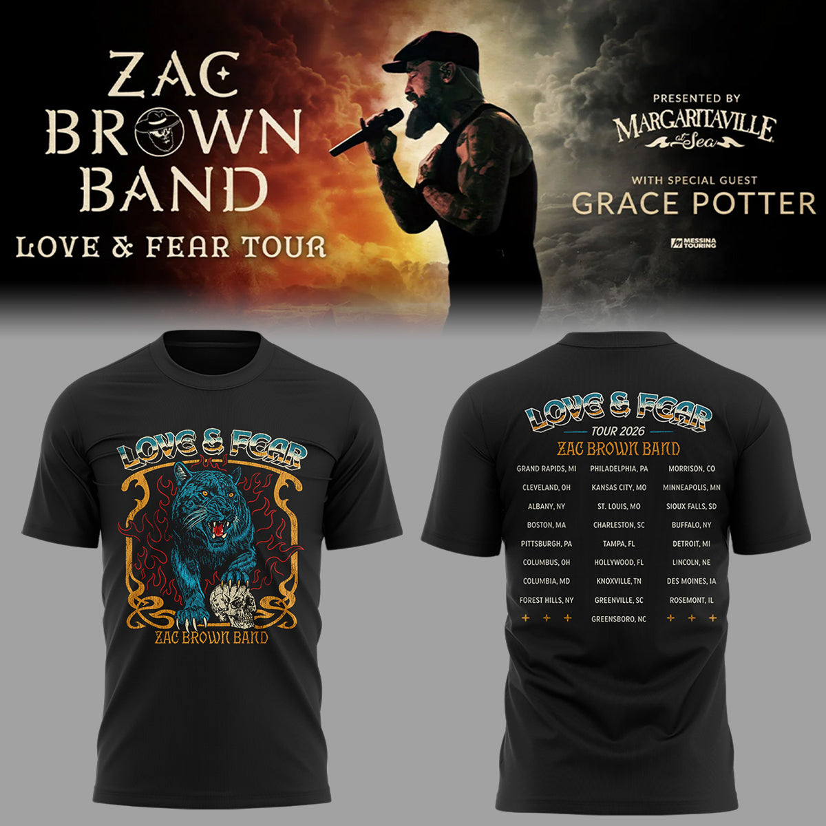 Limited Edition Love & Fear Tour Shirt 5