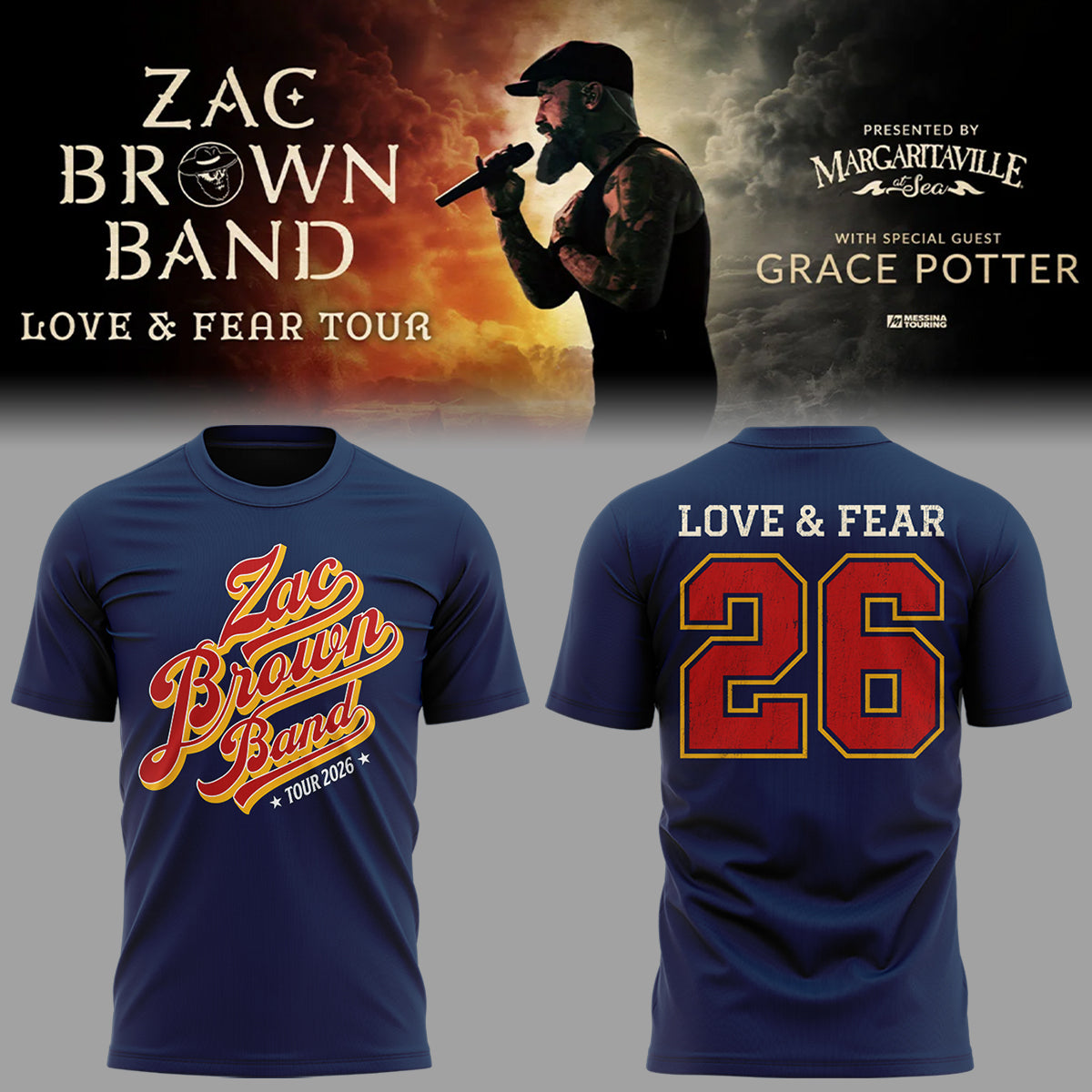 Limited Edition Love & Fear Tour Shirt 1