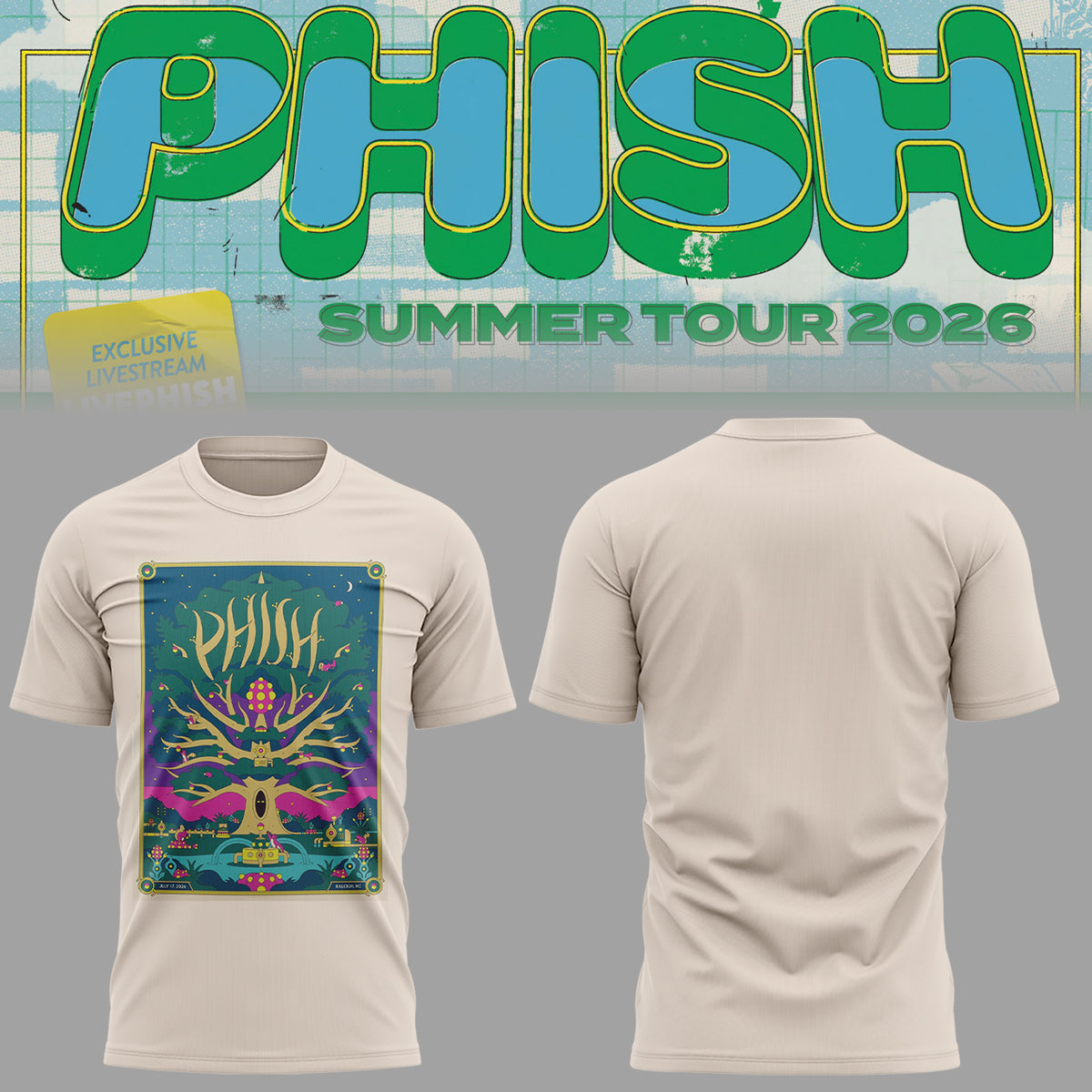 Limited Edition Summer Tour 2026 🎸🐠 Shirt 8
