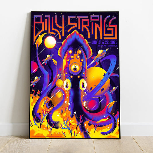 Limited Edition Billy Strings tour 2026 poster