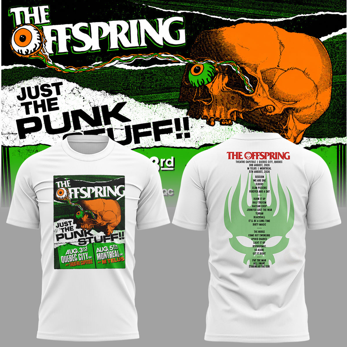 Limited Edition Just the Punk Stuff In Quebec & Montreal Shirt