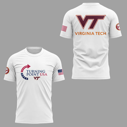 Limited Edition Virginia Tech x Turning Point USA 2025 TShirt
