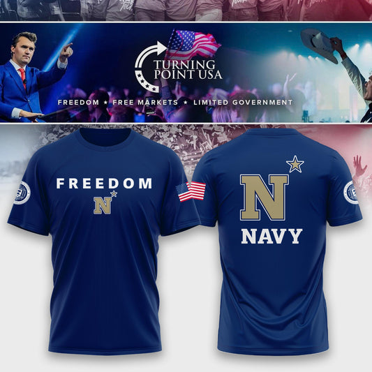 Navy Campus Freedom Tshirt