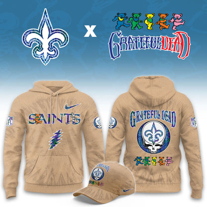 ...New Orleans Saints Grateful Dead Limited Hoodie