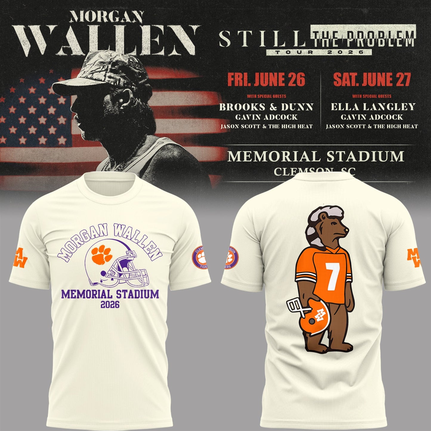 Limited Edition Still The Problem Tour 2026 At Memorial Stadium Shirt