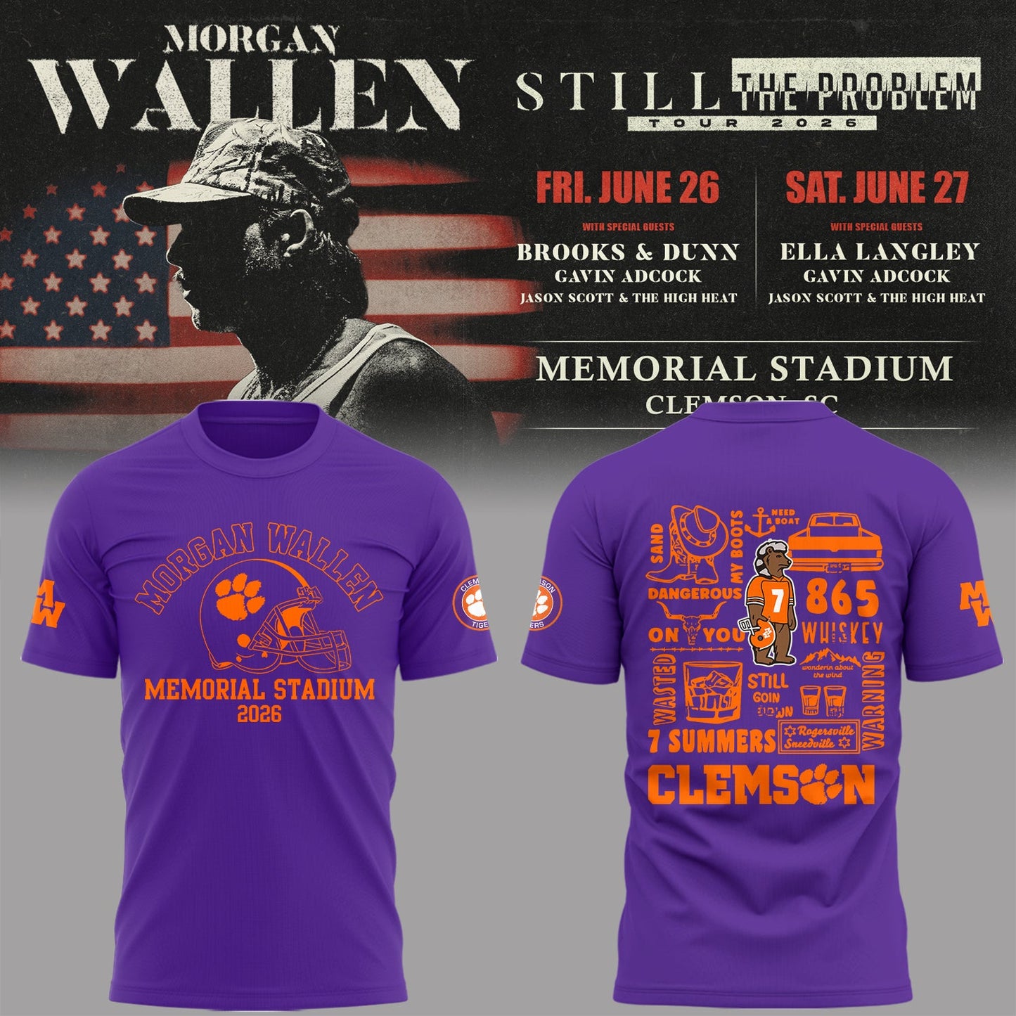 Limited Edition Still The Problem Tour 2026 At Memorial Stadium Shirt