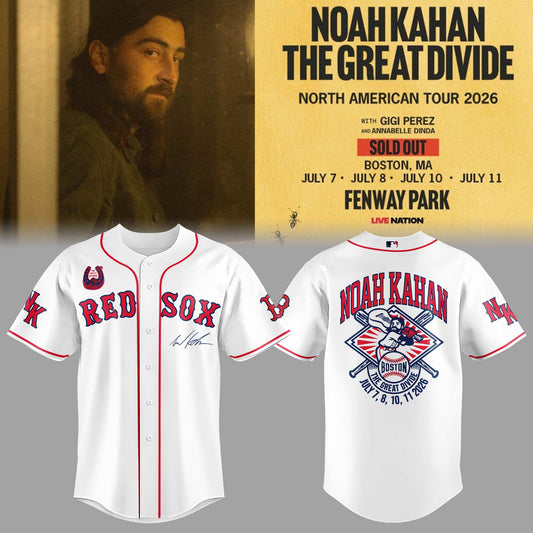 Limited Editon The Great Divide Tour At Fenway Park Boston Jersey