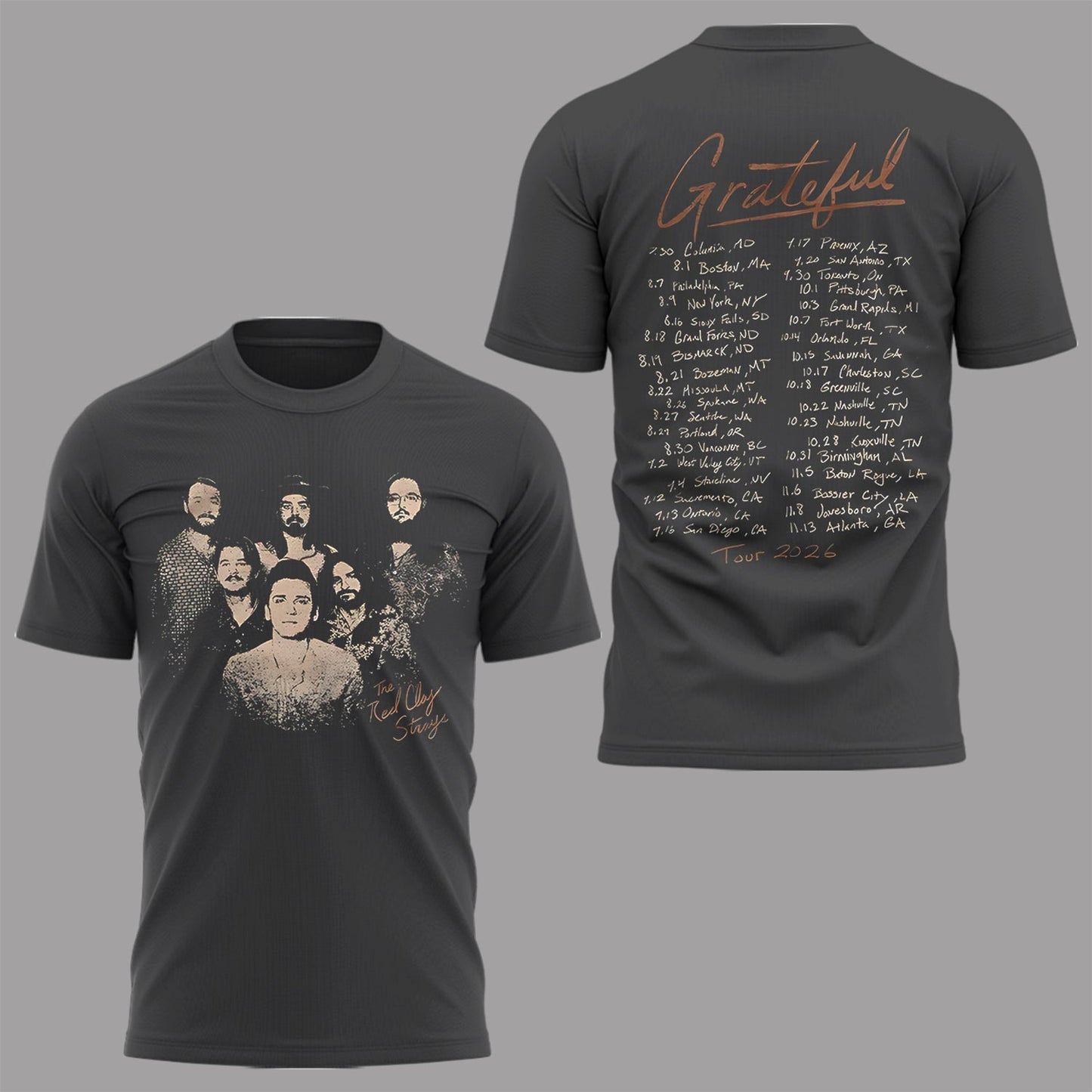 Limited Edition The Grateful Tour Shirt