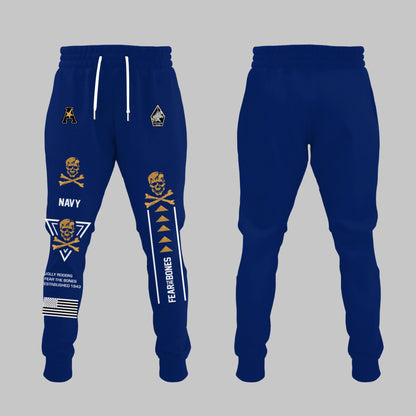 Navy FB 2024 Limited Veterans “Jolly Jogger” Hoodie