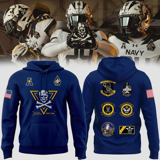 Navy FB 2024 Limited Veterans “Jolly Jogger” Hoodie