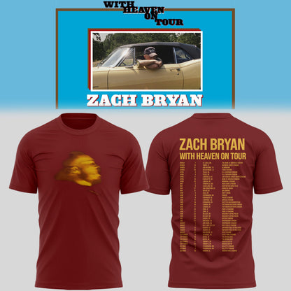 Limited Zach “With Heaven On Tour 2026.” TShirt-PU26030707