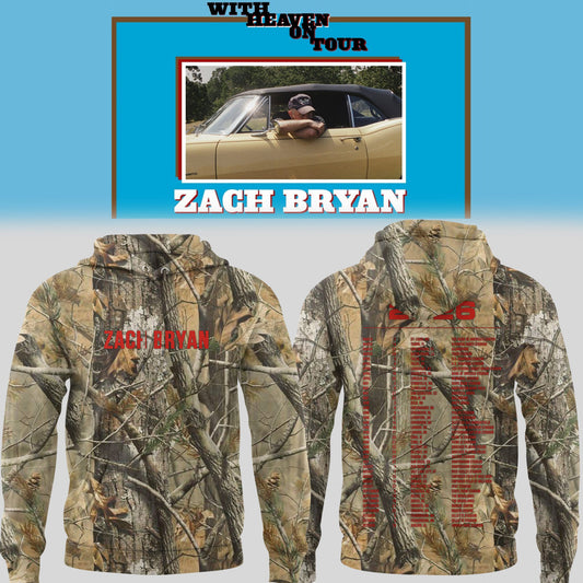 Limited Zach “With Heaven On Tour 2026.” Hoodie-PU26030710
