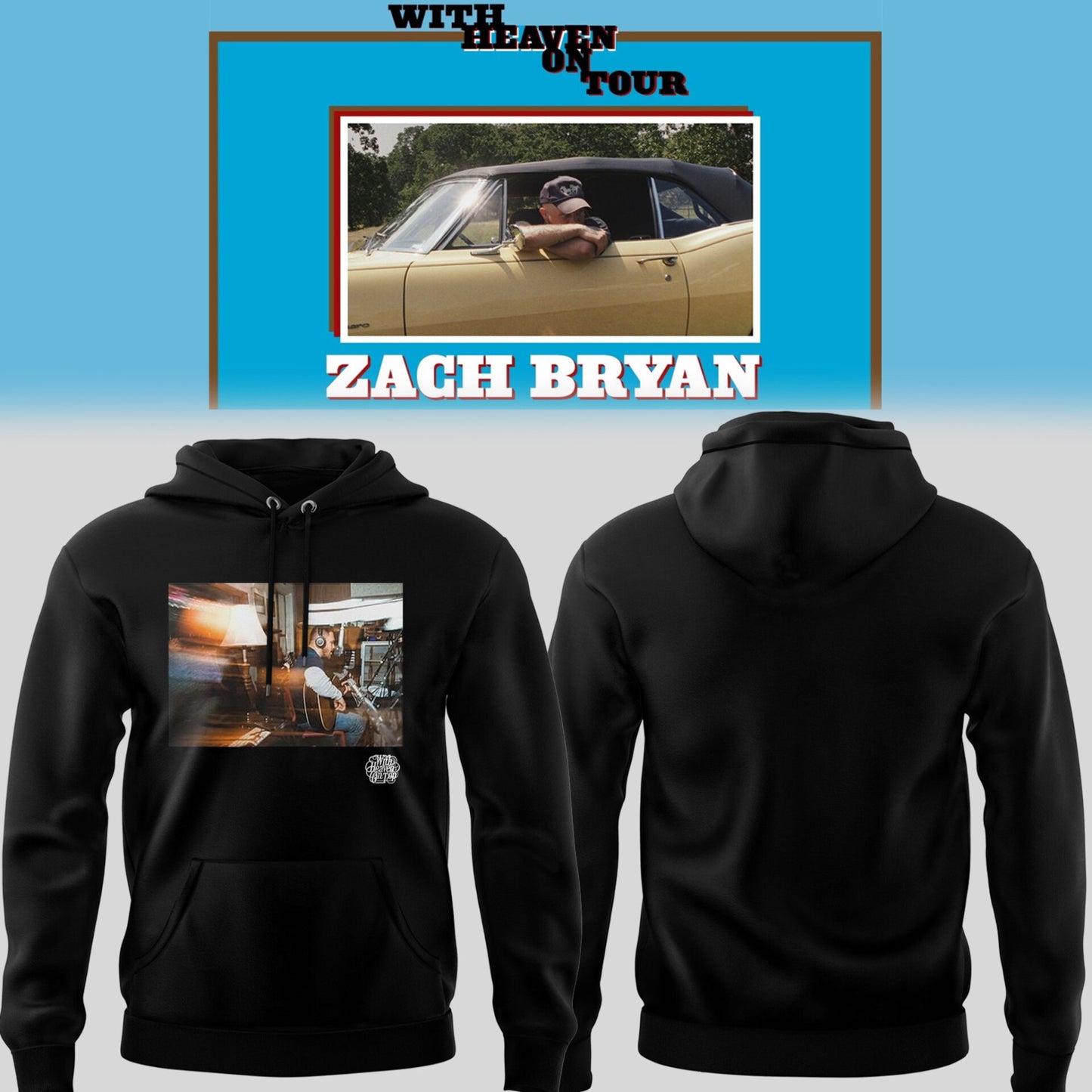Limited Zach “With Heaven On Tour 2026.” Hoodie-PU26030941
