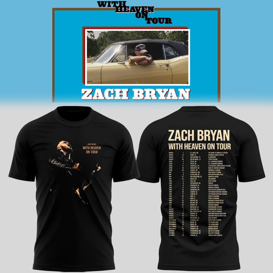 Limited Zach “With Heaven On Tour 2026.” TShirt-PU26030942