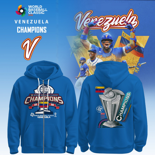 World Baseball Classic x Venezuela Champions Limited Edition 2026 Zip Hoodie