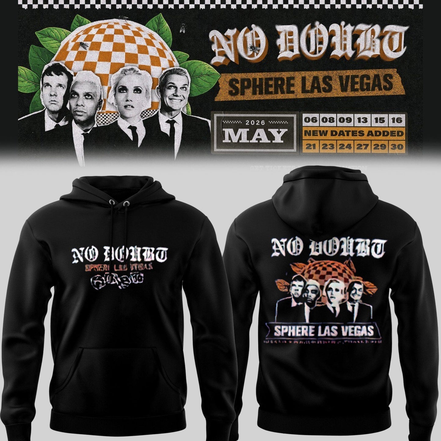 Limited Edition N. Doubt Live at Sphere 2026 Hoodie-PU26050706